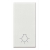 COPRITASTO 1 MODULO SIMBOLO LUCE BIANCO SERIE PLANA - VIMAR 14021.L product photo Photo 01 2XS