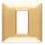 PLANA-PLACCA 1M TECNOPOLIIM.ORO LUCIDO - VIMAR 14641.24 - VIMAR 14641.24 product photo Photo 01 2XS