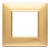 PLANA-PLACCA 2M TECNOPOLIM.ORO OPACO - VIMAR 14642.25 - VIMAR 14642.25 product photo Photo 01 2XS