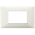 PLACCA 3 MODULI SERIE PLANA COLORE AVORIO - VIMAR 14653.02 product photo Photo 01 2XS