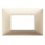 PLACCA 3 MODULI SERIE PLANA COLORE CHAMPAGNE OPACO - VIMAR 14653.22 product photo Photo 01 2XS