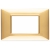 PLACCA 3 MODULI SERIE PLANA COLORE ORO LUCIDO - VIMAR 14653.24 product photo Photo 01 2XS