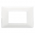 PLACCA 3 MODULI SERIE PLANA COLORE REFLEX NEVE - VIMAR 14653.41 product photo Photo 01 2XS