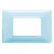 PLACCA 3 MODULI SERIE PLANA COLORE REFLEX ACQUA - VIMAR 14653.45 product photo Photo 01 2XS