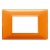 PLACCA 3 MODULI SERIE PLANA COLORE REFLEX ARANCIO - VIMAR 14653.48 product photo Photo 01 2XS