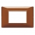 PLACCA 3 MODULI SERIE PLANA COLORE  REFLEX TABACCO - VIMAR 14653.49 product photo Photo 03 2XS