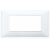 PLACCA 4 MODULI SERIE PLANA COLORE BIANCO - VIMAR 14654.01 product photo Photo 01 2XS