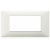 PLACCA 4 MODULI SERIE PLANA COLORE AVORIO - VIMAR 14654.02 product photo Photo 01 2XS