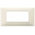 PLACCA 4 MODULI SERIE PLANA COLORE BEIGE - VIMAR 14654.03 product photo Photo 01 2XS