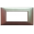 PLACCA 4 MODULI SERIE PLANA COLORE MARRONE MICALIZZATO - VIMAR 14654.23 product photo Photo 01 2XS