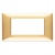 PLANA-PLACCA 4M TECNOPOL.ORO LUCIDO - VIMAR 14654.24 - VIMAR 14654.24 product photo Photo 01 2XS