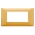 PLACCA 4 MODULI SERIE PLANA COLORE REFLEX AMBRA - VIMAR 14654.43 product photo Photo 01 2XS