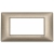 PLACCA 4 MODULI SERIE PLANA COLORE METALLO BRONZO METALLIZZATO - VIMAR 14654.70 product photo Photo 01 2XS