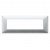 PLACCA 7 MODULI SERIE PLANA COLORE ARGENTO OPACO - VIMAR 14657.20 product photo Photo 01 2XS