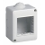 CONTENITORE DA PARETE IP40 2 MODULI GRIGIO PER SERIE PLANA ARKE EIKON - VIMAR 14802 product photo Photo 01 2XS