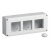 CONTENITORE IP40 6 MODULI 2X3 GRIGIO PER SERIE PLANA ARKE EIKON - VIMAR 14813 product photo Photo 01 2XS