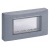 CALOTTA EIKON/ARKE'/PLANA IP55 4 MODULI GRIGIO GRANITO - VIMAR 14944.14 product photo Photo 01 2XS