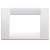 PLACCA CLASSICA 3 POSTI COLORE BIANCO BRILLANTE SERIE IDEA - VIMAR 16743.01 product photo Photo 01 2XS