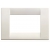 PLACCA 3 POSTI TECNOPOLIMERO COLORE BIANCO SERIE IDEA - VIMAR 16743.04 product photo Photo 01 2XS