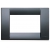 PLACCA 3 POSTI TECNOPOLIMERO COLORE GRIGIO GRAFITE SERIE IDEA - VIMAR 16743.15 product photo Photo 01 2XS