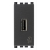 UNITA' ALIMENTAZIONE ARKE' USB 5V1,5A 1 MODULO GRIGIO - VIMAR 19292 product photo Photo 01 2XS