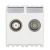PRESA ARKE' TV RD SAT DIRETTA 2 USCITE BIANCO - VIMAR 19302.01.B product photo Photo 01 2XS