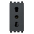 BPRESA SICURY 2P+T 16 A 250 V~ STANDARD ITALIANO TIPO P17/11 GRIGIO - VIMAR 20203 product photo Photo 01 2XS