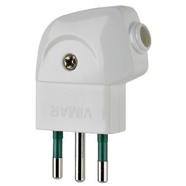 Spine e prese Spina 2P+T 10A S11 90° bianco - VIMAR 00211.B product photo Photo 01 3XL