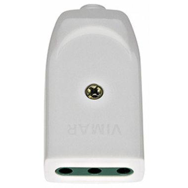 Spine e prese Presa 2P+T 10A P11 assiale bianco - VIMAR 00221.B product photo Photo 01 3XL