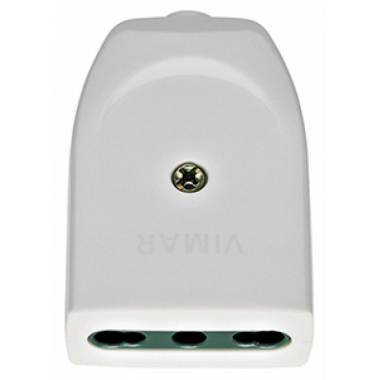 PRESA MOBILE BIPASSO 2P+T 16A P17/11 ASSIALE BIANCO - VIMAR 00223.B product photo Photo 01 3XL