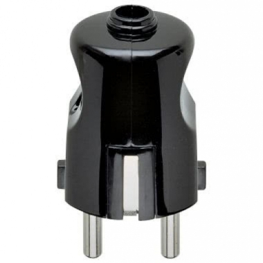 SPINA 2P+T 16A TEDESCO ASSIALE NERO - VIMAR 00230 product photo Photo 01 3XL