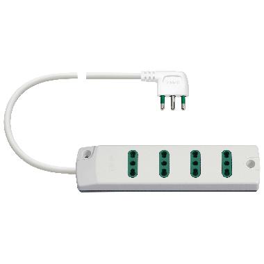 PRESA MULT. 4P17/11+ S17 90° BIANCO - VIMAR 00404.CC.B - VIMAR 00404.CC.B - VIMAR 00404.CC.B product photo Photo 01 3XL