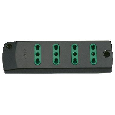 PRESA MULT. 4P17/11 NERO - VIMAR 00404.NC - VIMAR 00404.NC product photo Photo 01 3XL