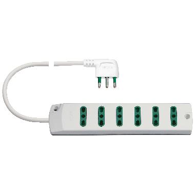 PRESA MULT. 6P17/11+ S17 90° BIANCO - VIMAR 00406.CC.B - VIMAR 00406.CC.B - VIMAR 00406.CC.B product photo Photo 01 3XL