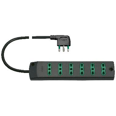 PRESA MULT. 6P17/11+ S17 90° NERO - VIMAR 00406.CC - VIMAR 00406.CC - VIMAR 00406.CC product photo Photo 01 3XL