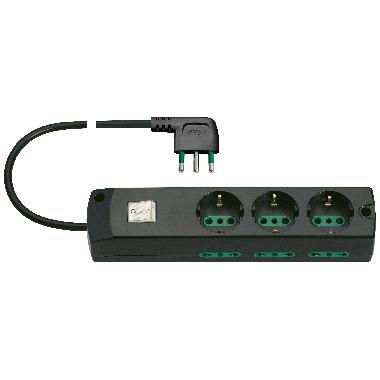 PRESA MULT.3P30+6P17/11+INT.+S1790°NERO - VIMAR 00437.CC - VIMAR 00437.CC product photo Photo 01 3XL