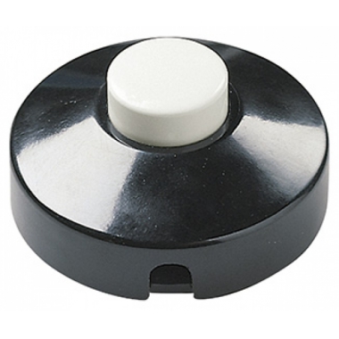 INTERRUTTORE A PEDALE 1P 32A NERO TASTO BIANCO TONDO - VIMAR 00680 product photo Photo 01 3XL