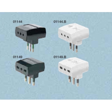 ADATTATORE MULTIPLO S11+2P11 BIANCO - VIMAR 01144.B product photo Photo 01 3XL