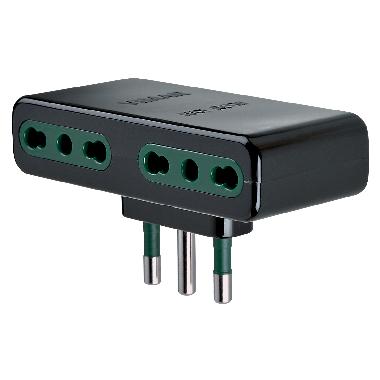 1165 - Vimar Spine e prese Adattatore mult. S17+4P17/11 nero - VIMAR 01165 product photo Photo 01 3XL