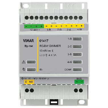 ATTUATORE DOMOTICO+REGOLATORE RGBW 4OUT - VIMAR 01417 - VIMAR 01417 product photo Photo 01 3XL