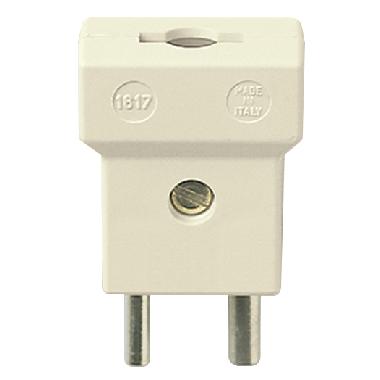 1617 - Vimar Spine e prese Spina polarizzata 2P 6A 24V ass. avorio - VIMAR 01617 product photo Photo 01 3XL