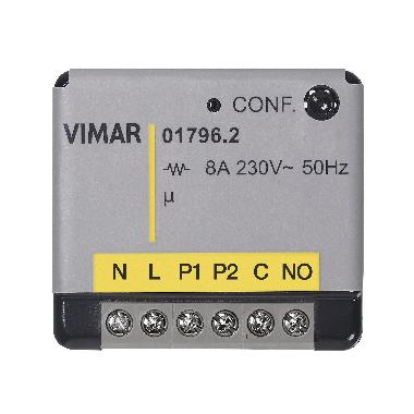 ATTUATORE ENOCEAN MULTIFUNZIONE 1 RELÈ - VIMAR 01796.2 - VIMAR 01796.2 product photo Photo 01 3XL