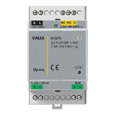Apparecchi da parete Attuatore 1-10Vdc LED 120-230V MARINE - VIMAR 01975 product photo Photo 01 3XL