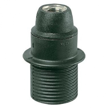 PORTALAMPADA E14 RACCORDO M10X1 CM/PFIL NERO - VIMAR 02124 product photo Photo 01 3XL