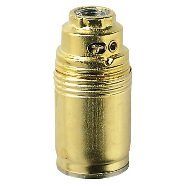 PORTALAMPADA E14 M10X1 CM+CPT/LISC OTTONE - VIMAR 02146 product photo Photo 01 3XL