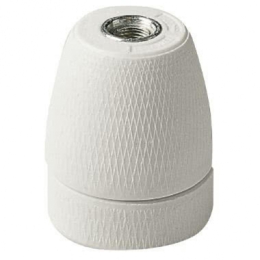 PORTALAMPADA E27 PORCELLANA ANTISVITAMENTO - VIMAR 02164 product photo Photo 01 3XL