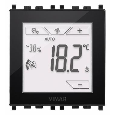 TERMOSTATO TOUCH DOMOTICO 2M NERO - VIMAR 02951 - VIMAR 02951 - VIMAR 02951 product photo Photo 01 3XL