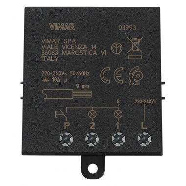 MODULO RELE AD IMPULSI 4 SEQUENZE QUID 10A - VIMAR 03993 product photo Photo 01 3XL