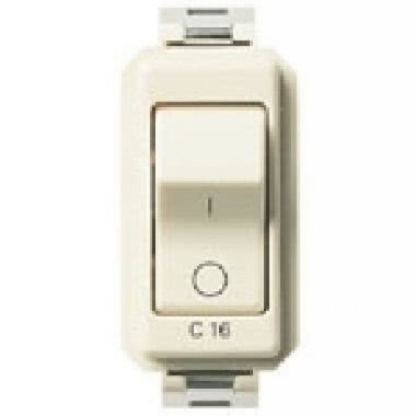 INTERRUTTORE MAGNETOTERMICO 1P+N C16 120-230V 3KA SERIE 8000 - VIMAR 08065.16 product photo Photo 01 3XL