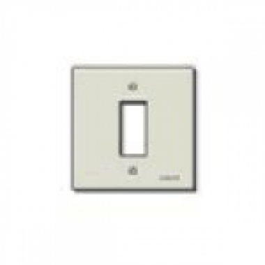 PLACCA 1 MODULO COLOR ALLUMINIO SERIE 8000 VITI ORO - VIMAR 08505 product photo Photo 01 3XL